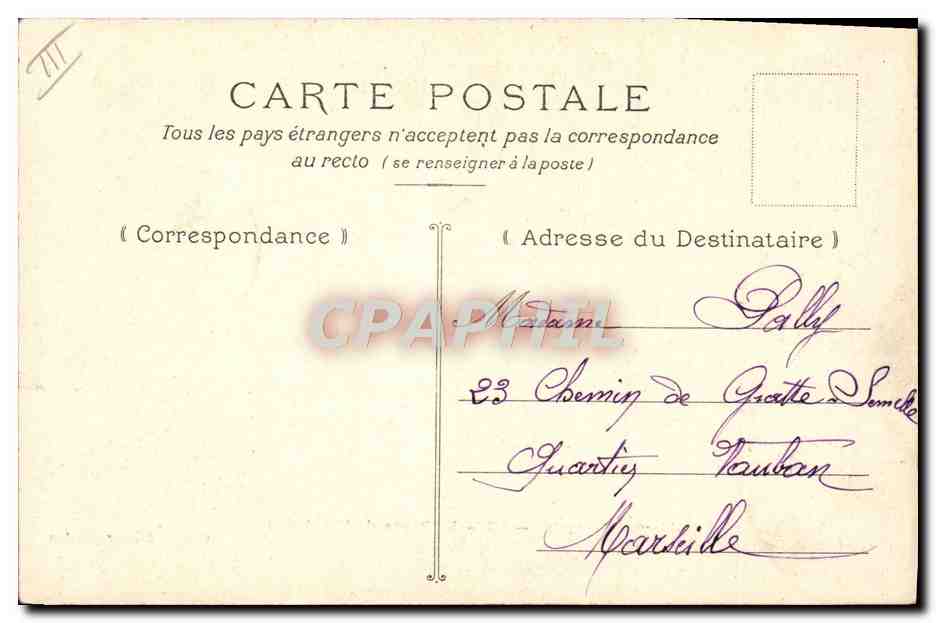 CPA Bateau de guerre Le repas de l'equipage  — Verso