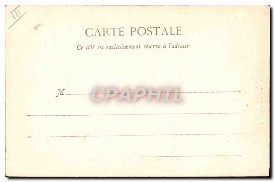 CPA Bateau de guerre Exercice de canon de 65mm — Verso