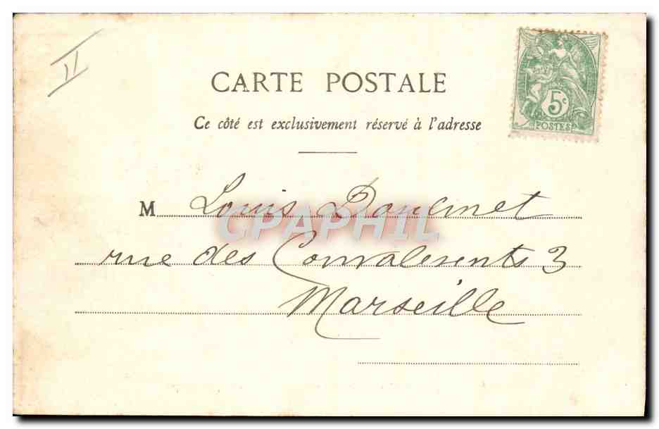 Toulon - "Couronne" - Exercices de gymnastique — Cliché Giraud, n°154 — Verso