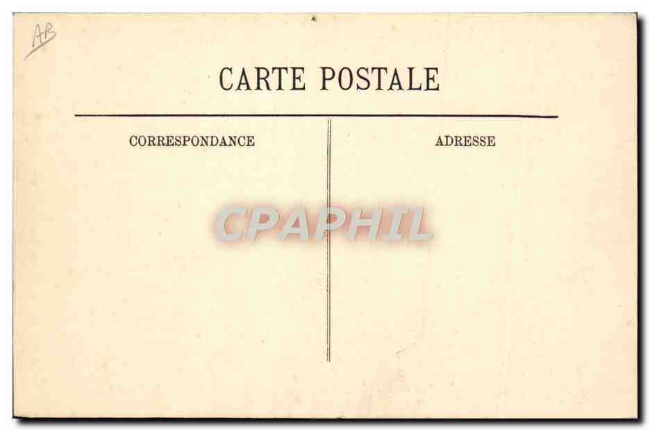 CPA Avion Aviation Aeroplane Bleriot en plein vol Attelage Charrue Cheval — Rückseite