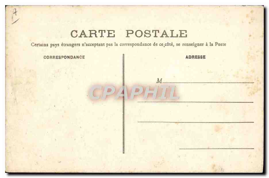 CPA Avion Aviation Aeroplane Farman Freres Voisin Moteur Antoinette — Rückseite