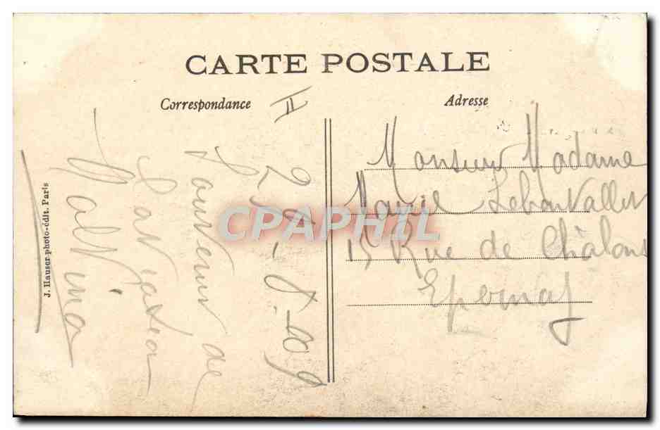CPA Avion Aviation Monoplan Antoinette Hubert Latham  — Verso