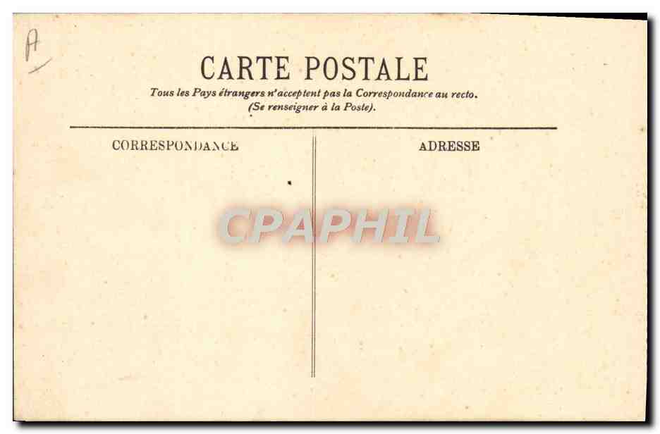 CPA Avion Aviation Monoplan Antoinette de M Hubert Latham — Rückseite