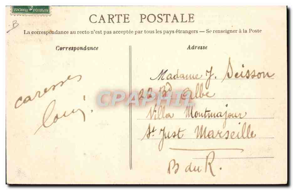 CPA Avion Aviation Aviateur Van Den Born pilote du biplan H Farman  — Rückseite