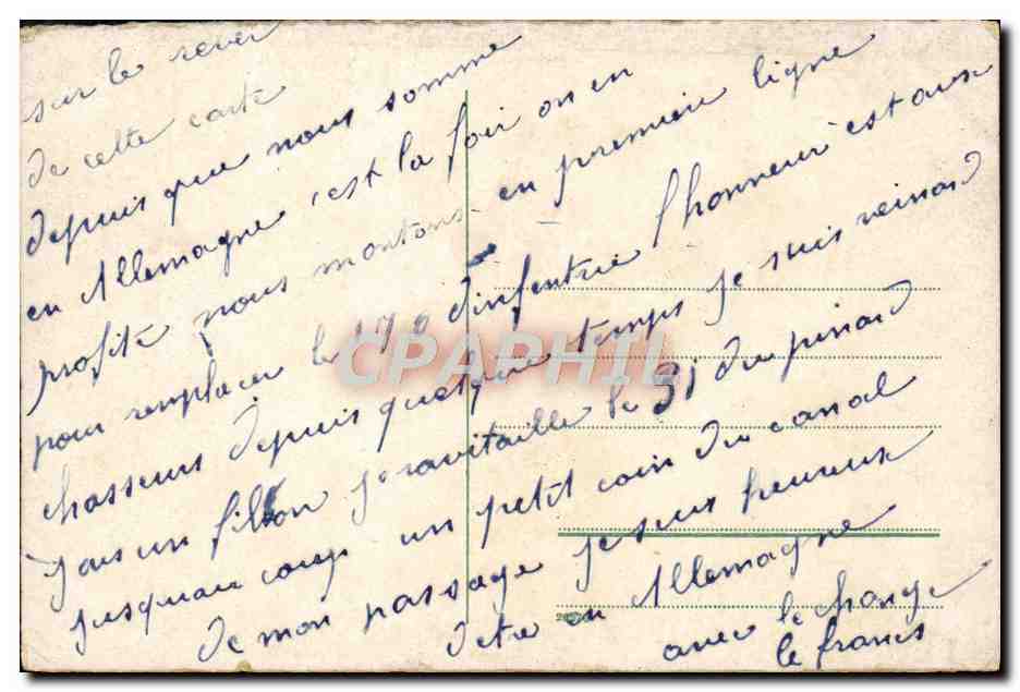 CPA Strasbourg  — Verso