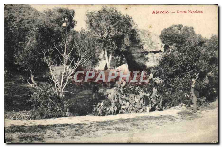 CPA Ajaccio Grotte Napoleon Corse Corsica