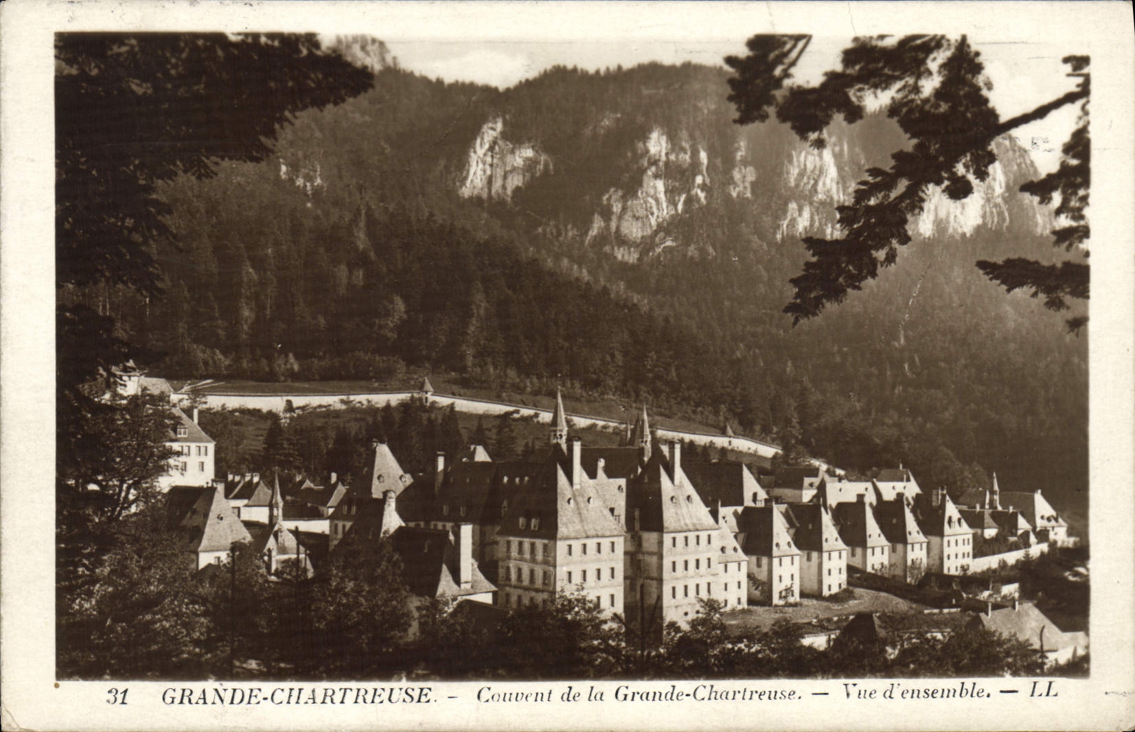 Grande-Chartreuse — Couvent de la Grande-Chartreuse — Vue d'ensemble — I.L.