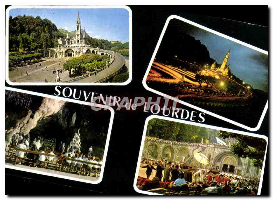 CPM Lourdes La Basilique 