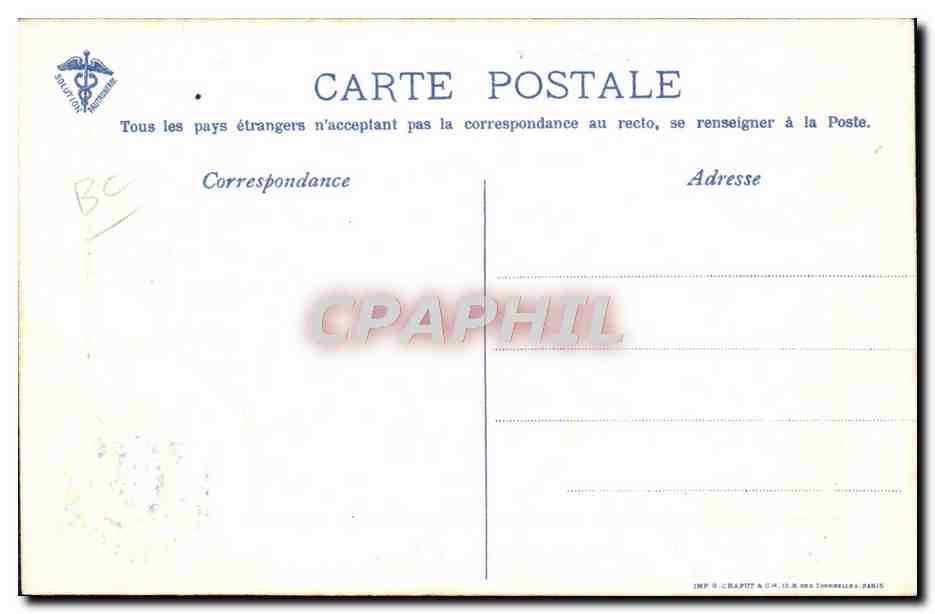 CPA Avion Aviation Biplan Bristol Circuit Europeen Juin Juillet 1911 Kimmerling passe au dessus de Bruxelles Sommer — Rückseite