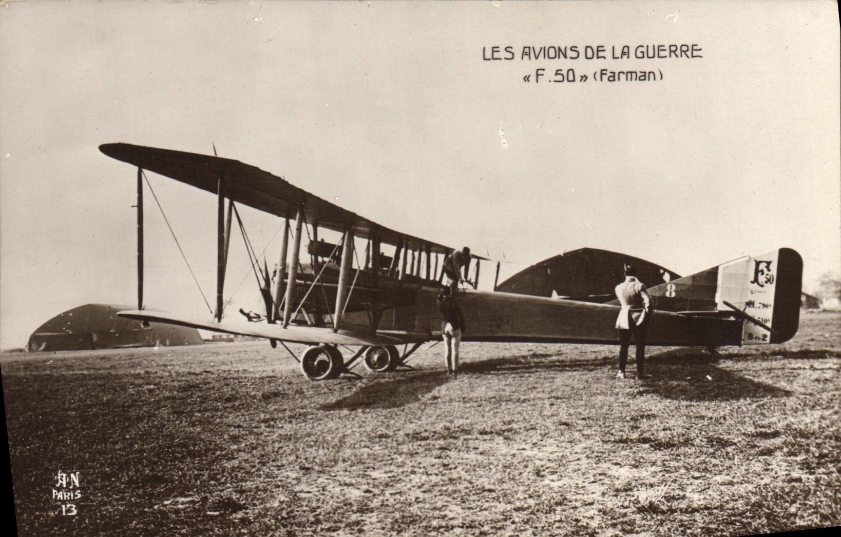 CPA Avion Aviation Avions de guerre F50 Farman 
