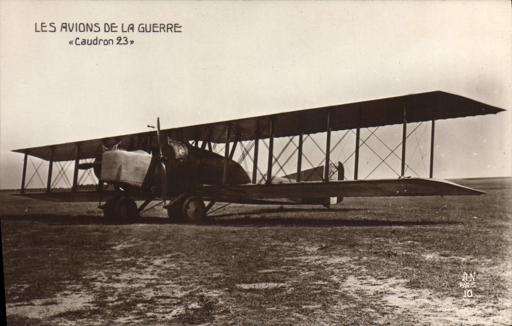 CPA Avion Aviation Avions de la guerre Caudron 23