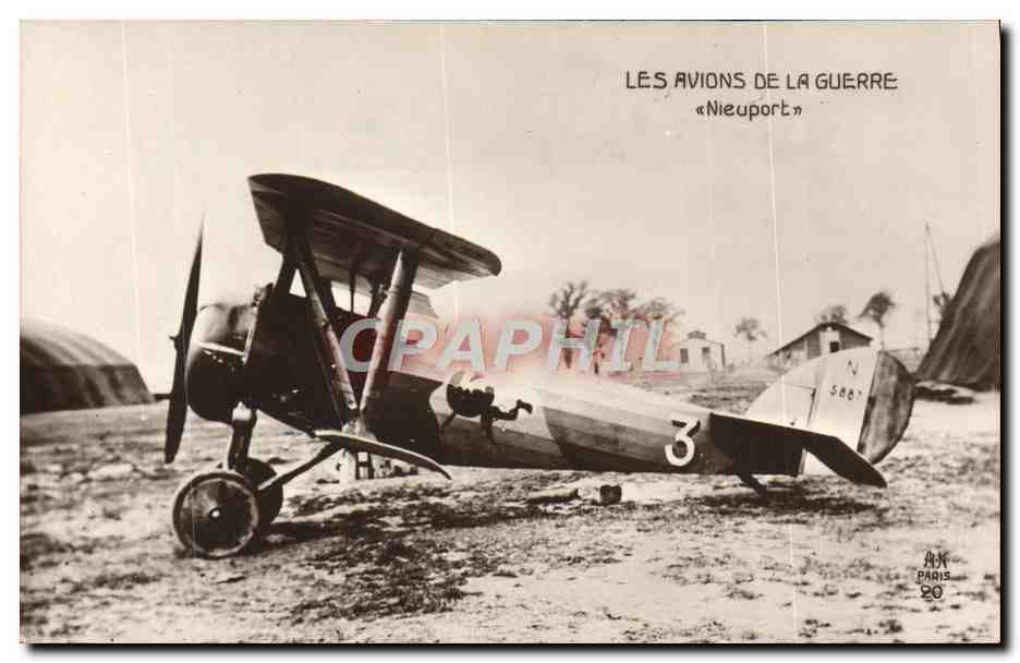 CPA Avion Aviation Avions de la guerre Nieuport 