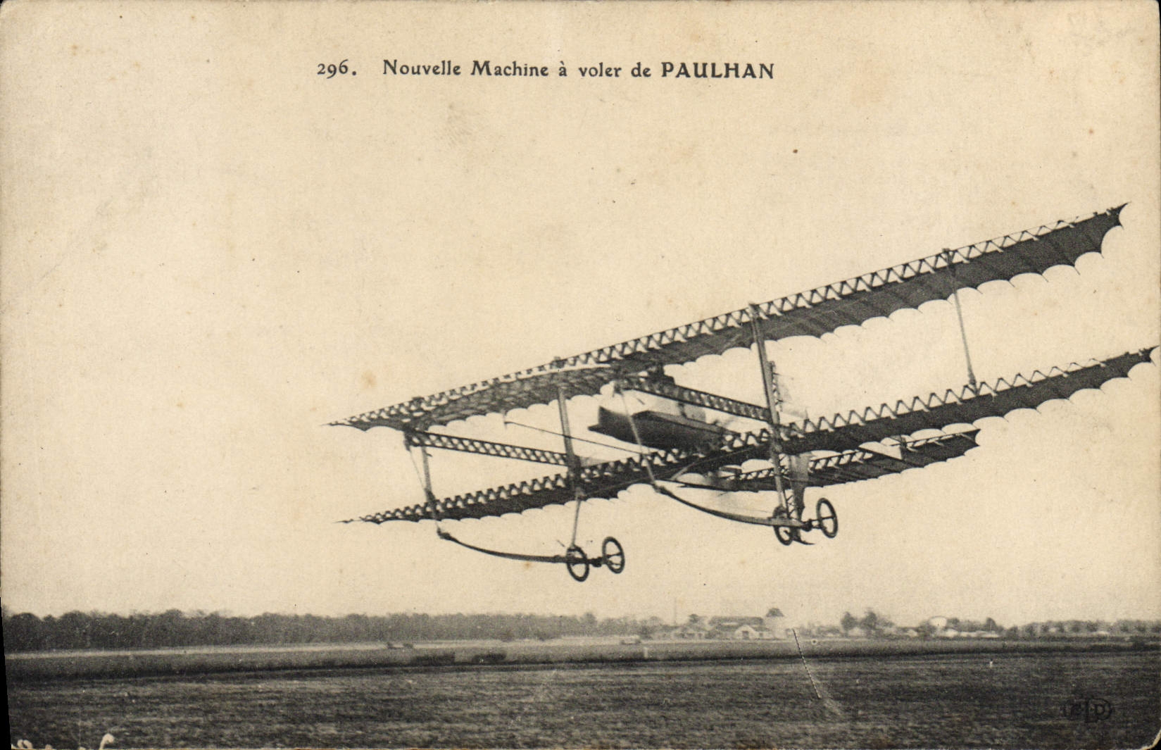 CPA Avion Aviation Nouvelle machine a voler de Paulhan 