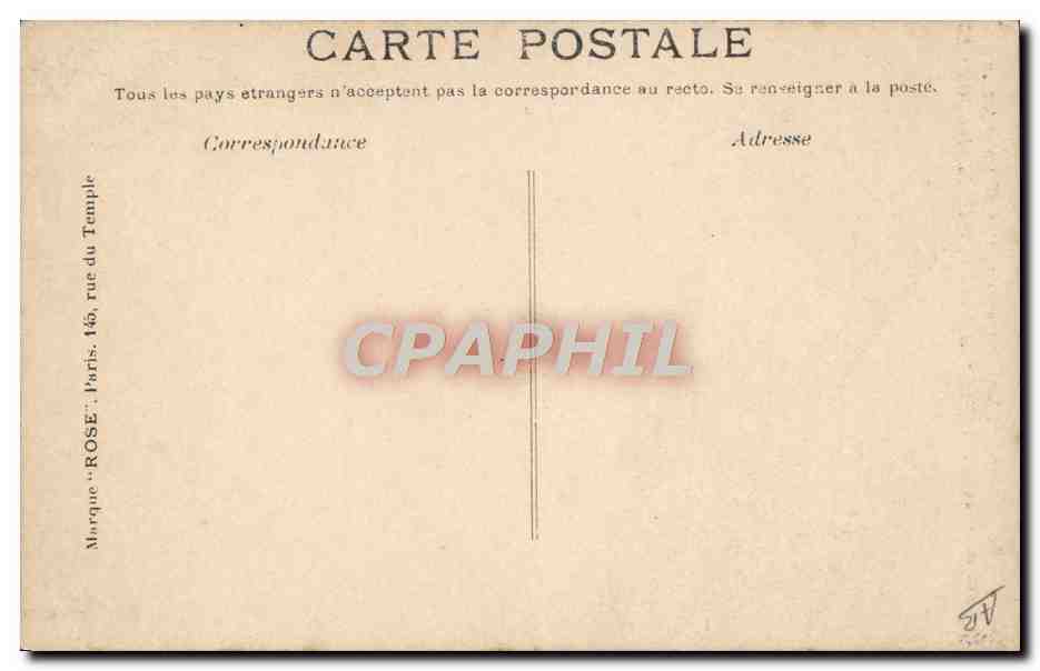 Blériot sur monoplan — Locomotion aérienne — n° 22, se dirige vers la côte anglaise, 29 Juillet 1909 — Verso