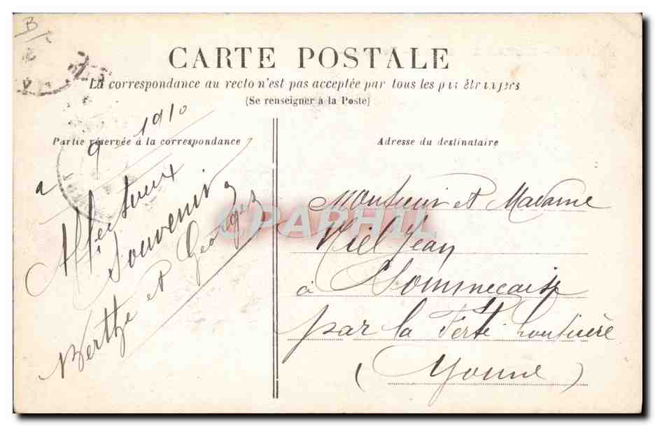 CPA Avion Aviation Havre Aviation Vue generale  — Verso