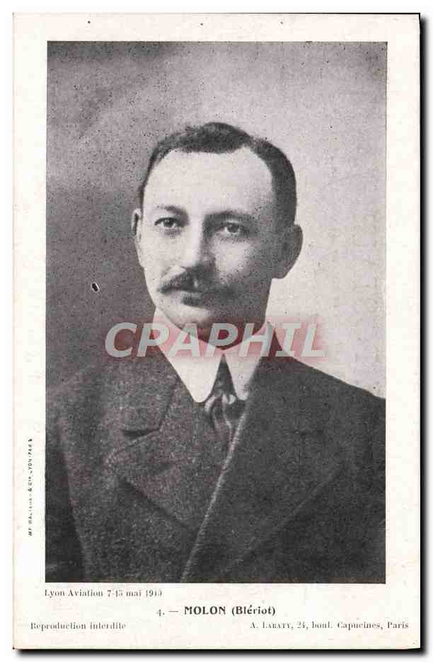 CPA Avion Aviation Molon Bleriot Lyon Aviation 7 15 mai 1915