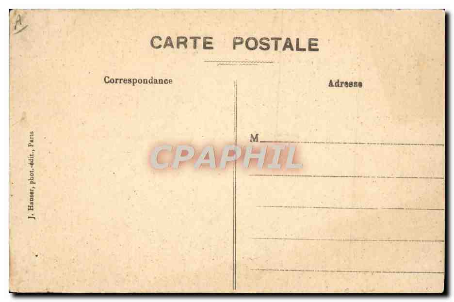 CPA Avion Aviation Biplan Farman pilote par le lieutenant Remy  — Rückseite