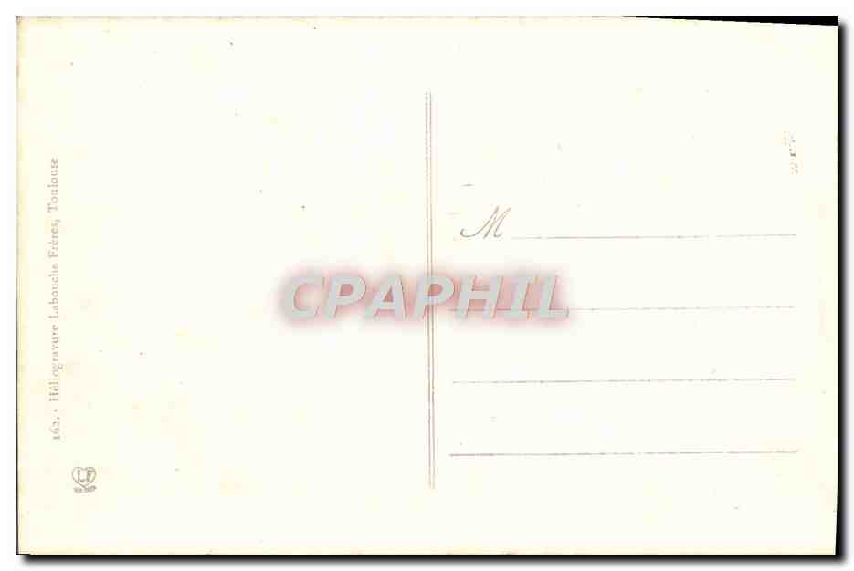 CPA Vallee d'Argeles Chateau Gelos et tour de Vidalos — Verso