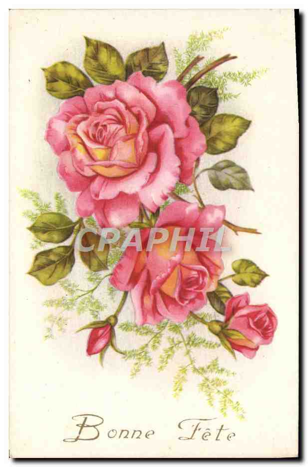 CPA Fantaisie Fleurs