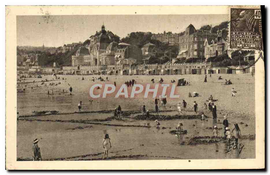 CPA Le Havre Perspective de la plage 