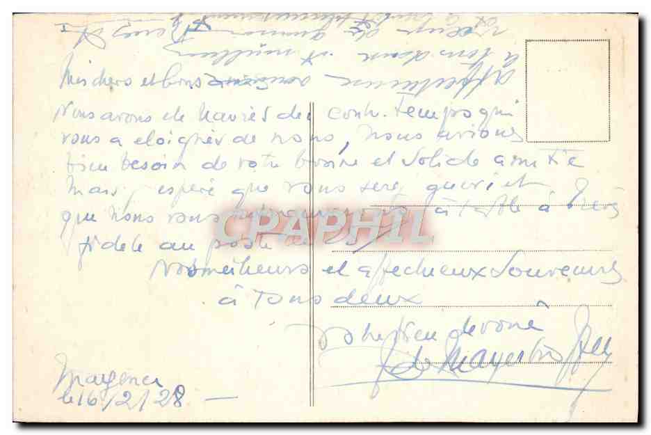 CPA Francfort sur Mein Place de Roemer avec fontaine de justice — Rückseite