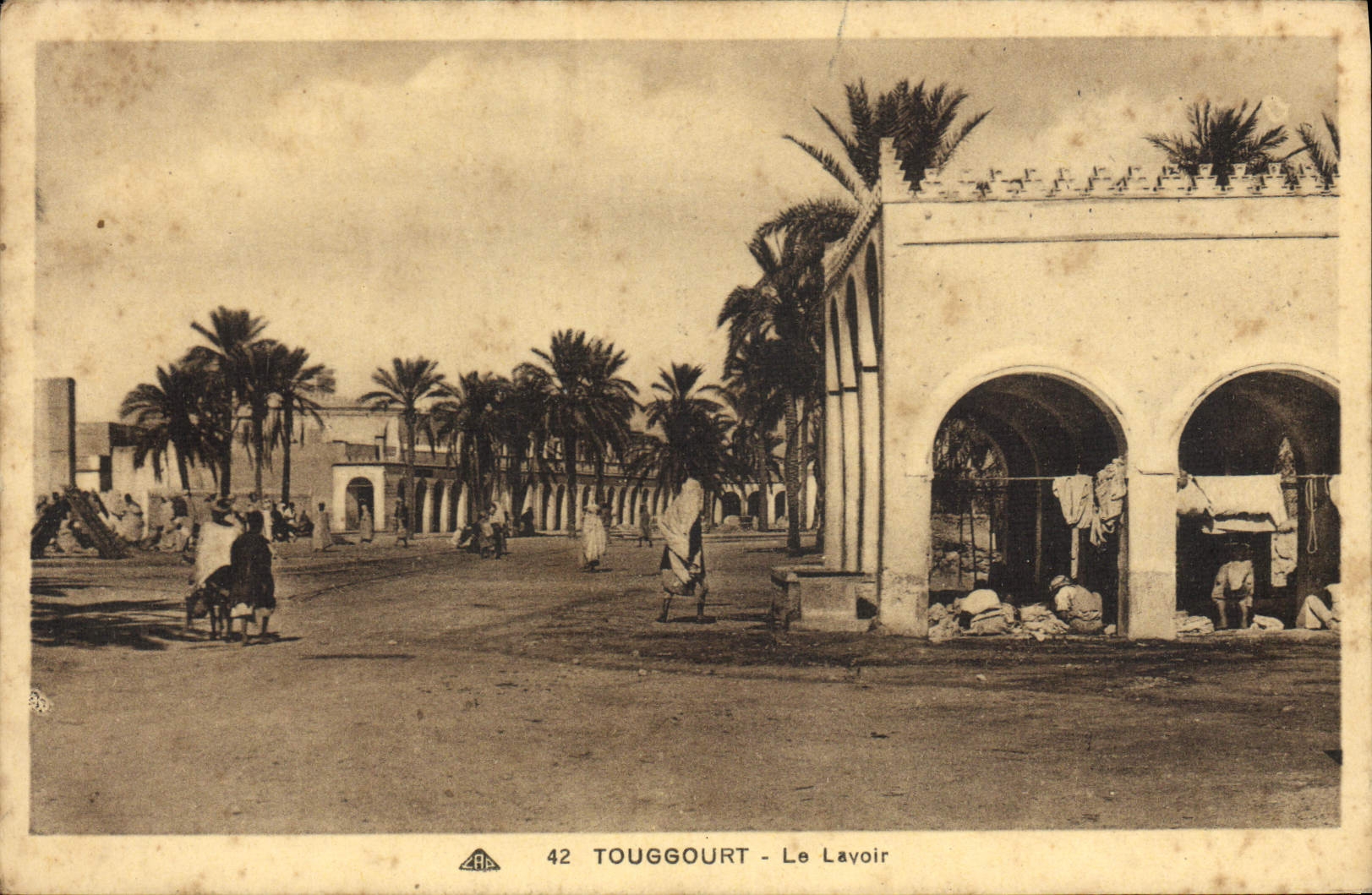 CPA Touggourt Le lavoir 