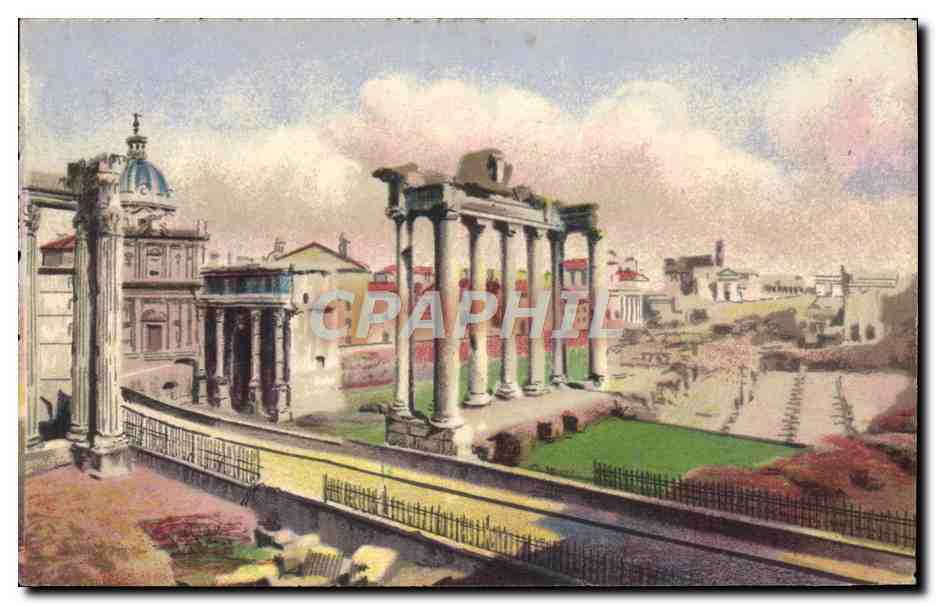 CPA Roma Foro Romano veduto dal Campidoglio