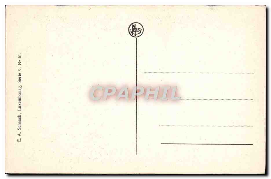 CPA Echternach Saint Willibrord — Verso