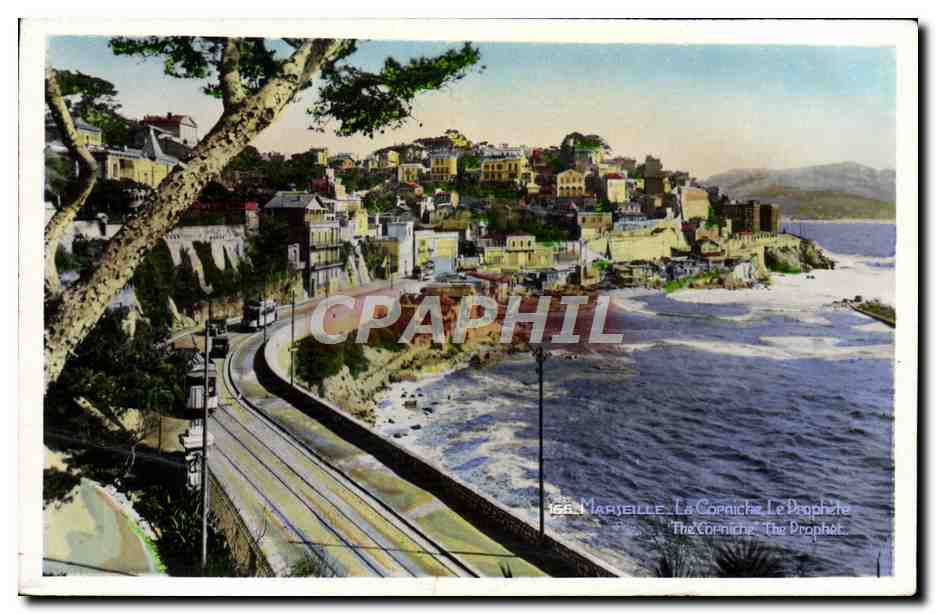 Marseille - La Corniche - Le Prophète — Édition Glanders - n°156 - Recto