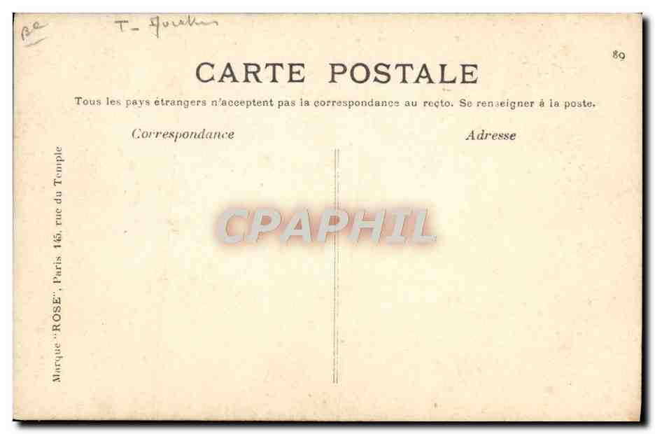 CPA Avion Aviation Paulhan sur biplan Voisin — Verso