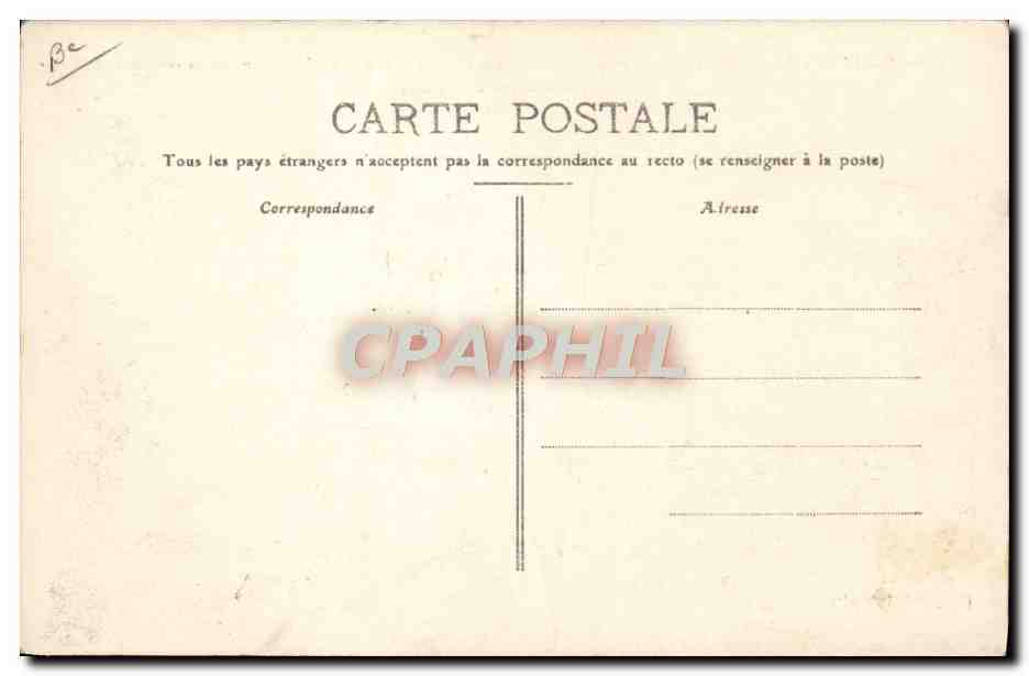 CPA Avion Aviation Marcel Hanriot a l'atterrissage au retour du cross country Premier plan monoplan — Rückseite