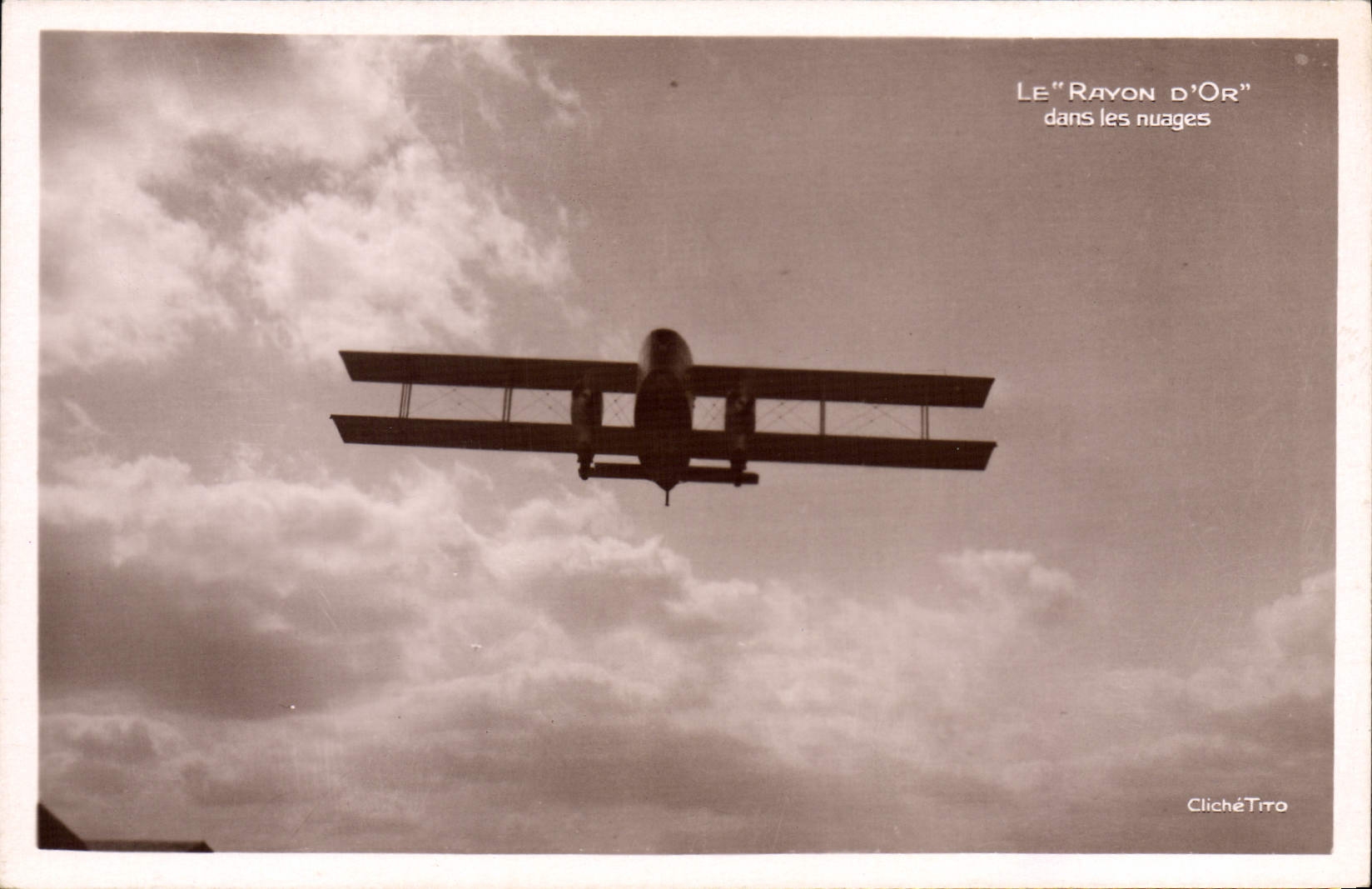 CPM Avion Aviation cie Air Union Le Rayon d'Or Avion Liore et Olivier Paris Londres