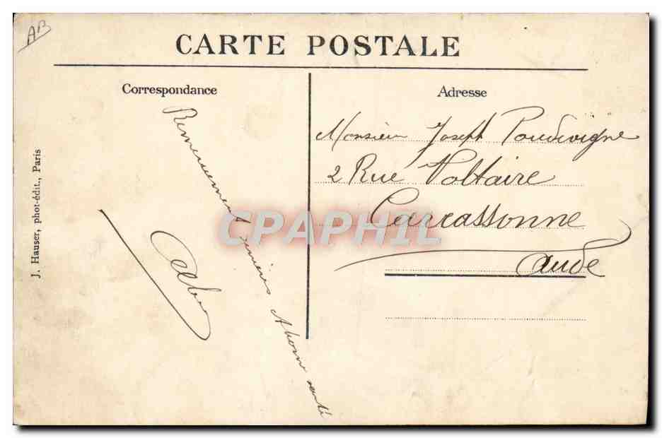 CPA Avion Aviation Monoplan Nieuport pilote par Weymann — Verso