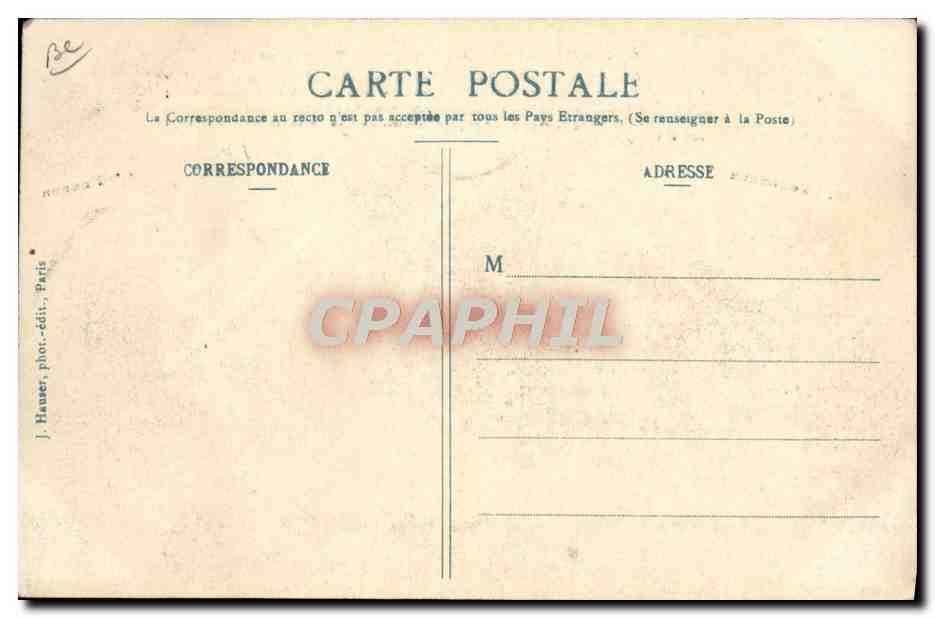 CPA Avion Aviation Aeroplane du capitaine Ferber  — Rückseite