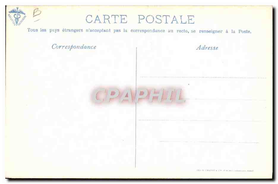 CPA Avion Aviation Biplan Astra Circuit Europeen Juin Juillet 1911 Le depart de Contenet arrive 6eme a Reims — Rückseite