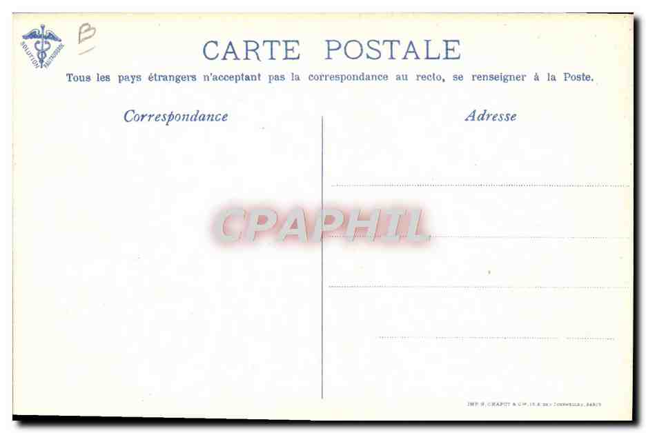 CPA Avion Aviation Biplan M Farman Circuit Europeen Juin Juin 1911 Le depart de Vidart gagnant de Paris Liege  — Rückseite