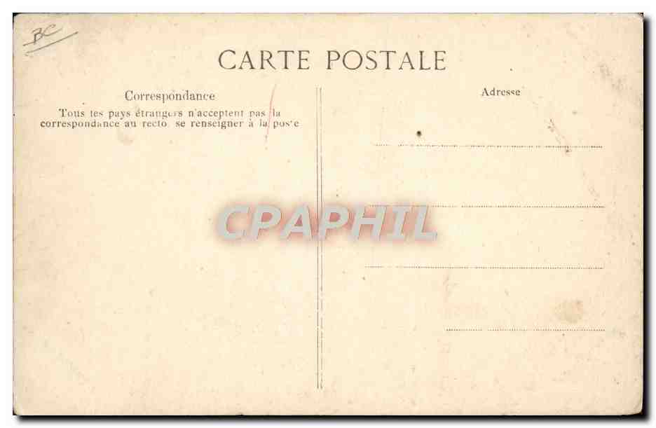 CPA Avion Aviation Grande semaine d'aviation Hubert Latham sur monoplan Antoinette Moteur Antoinette — Rückseite