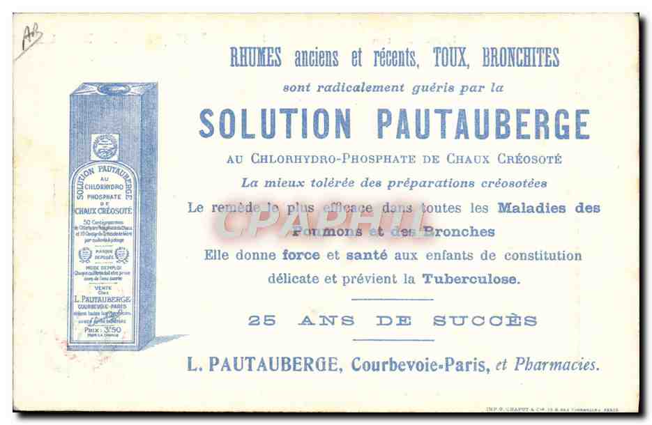 Biplan Caudron — Circuit Européen, Juin-Juillet 1911 — Le départ de Duval — Solution Pautauberge — Verso