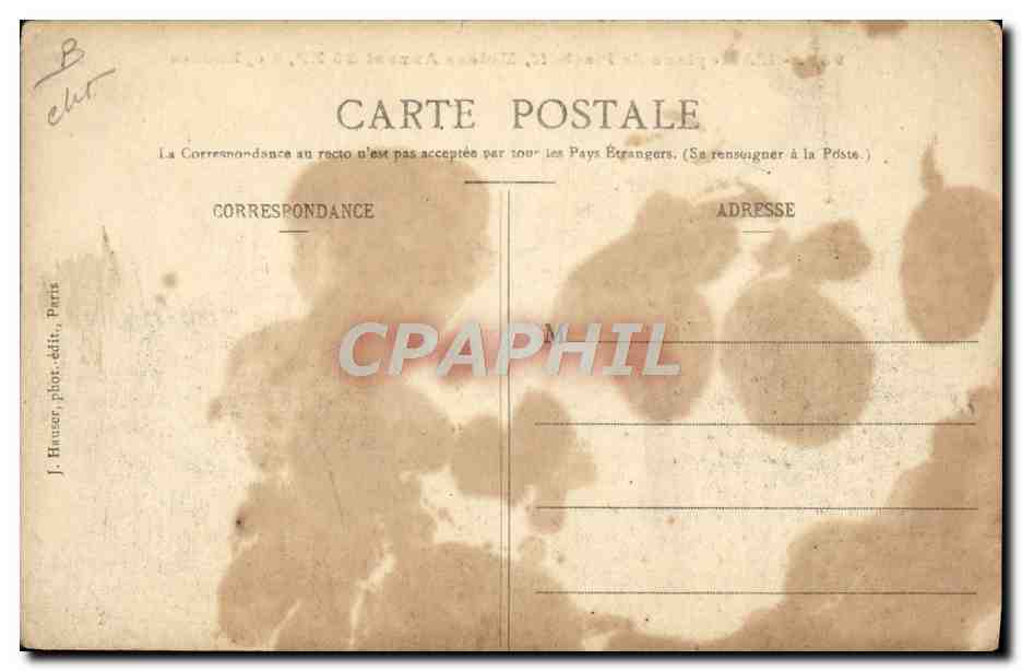 CPA Avion Aviation Aeroplane de pischiff Moteur Anzani  — Rückseite