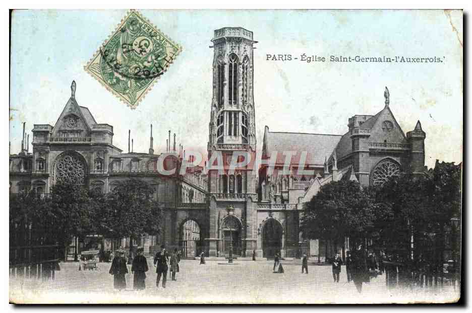 CPA Paris Eglise Saint Germain L'Auxerrols