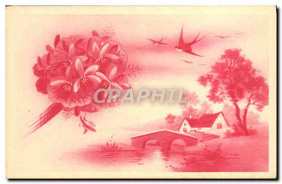 CPA Fantaisie Fleurs