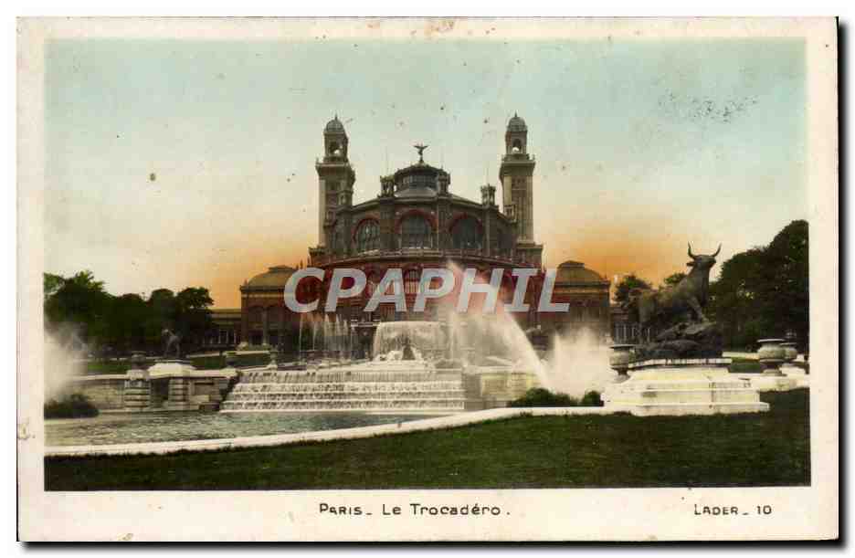 CPA Paris Le Trocadero