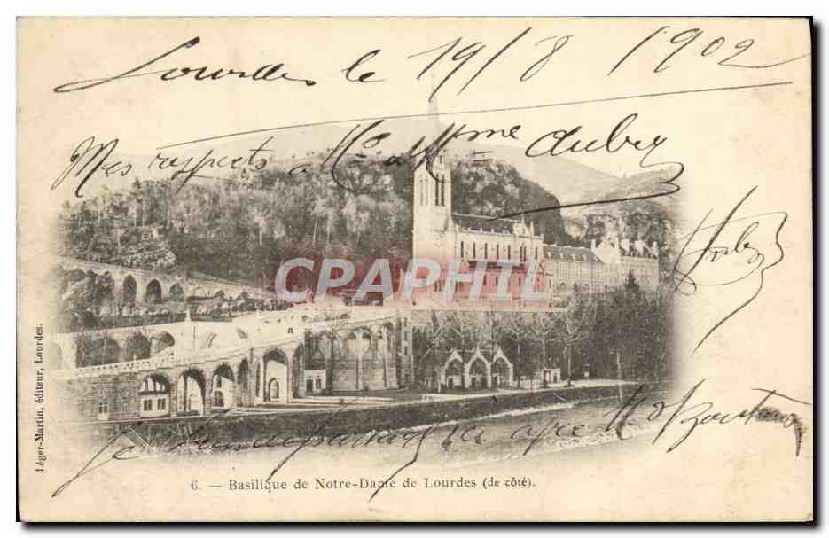 CPA Basilique de Notre Dame De Lourdes