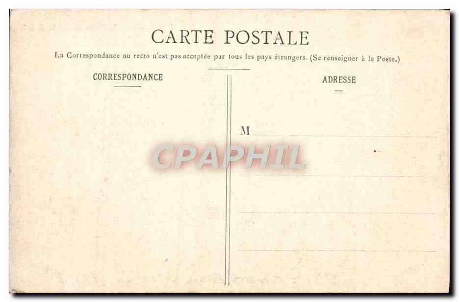 CPA Lourdes Le Funiculaire — Verso