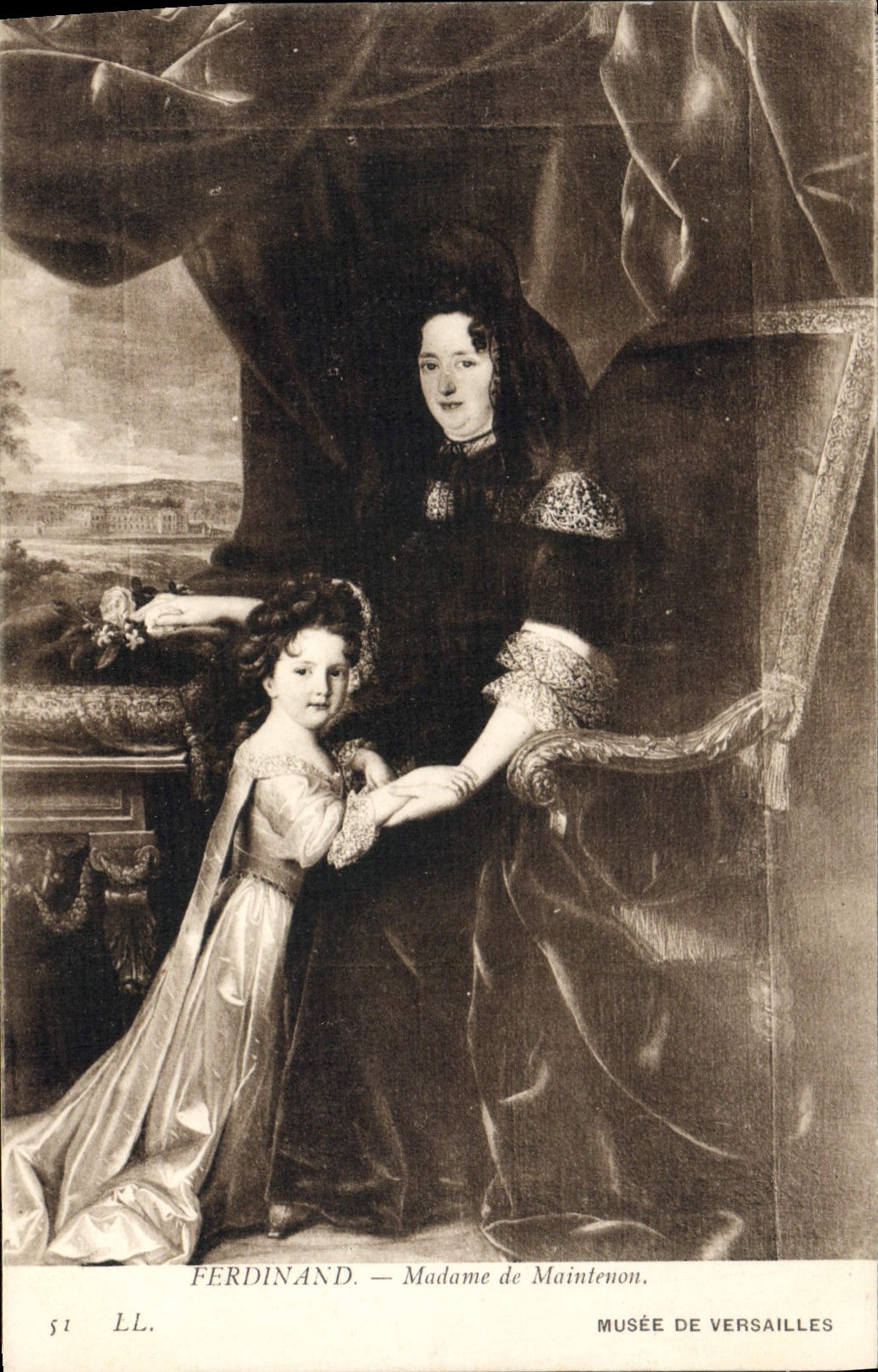 CPA Ferdinand Madame De Maintenon Musee de Versailles