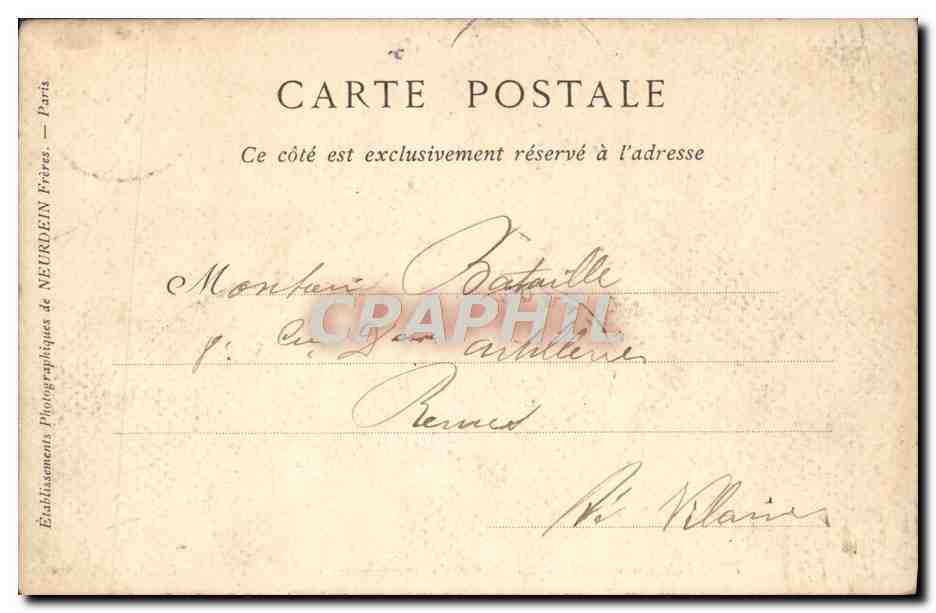 CPA Trouville Sur Mer La Terrasse Du Grand Salon — Rückseite