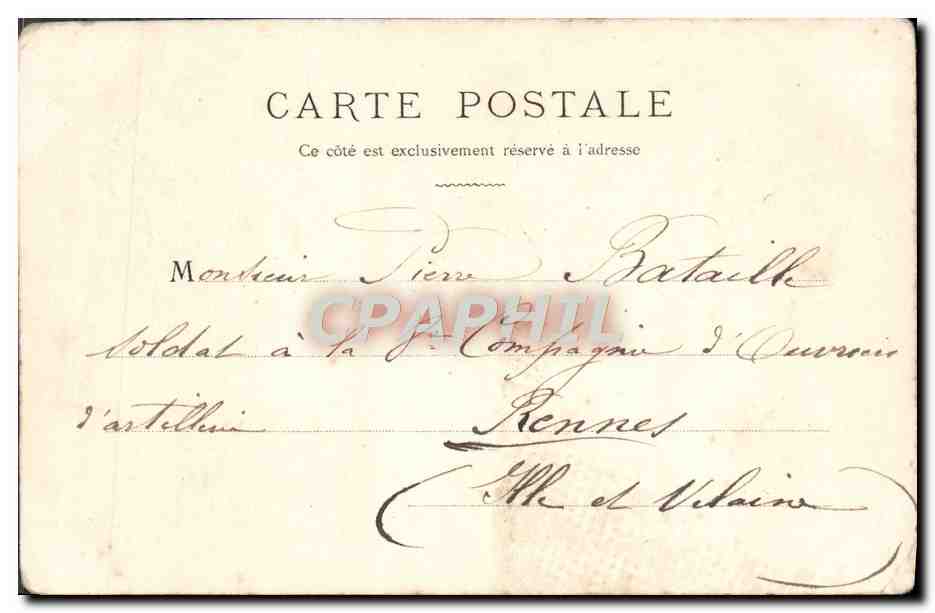 CPA Coiffes D'Hier Folklore Femme — Verso