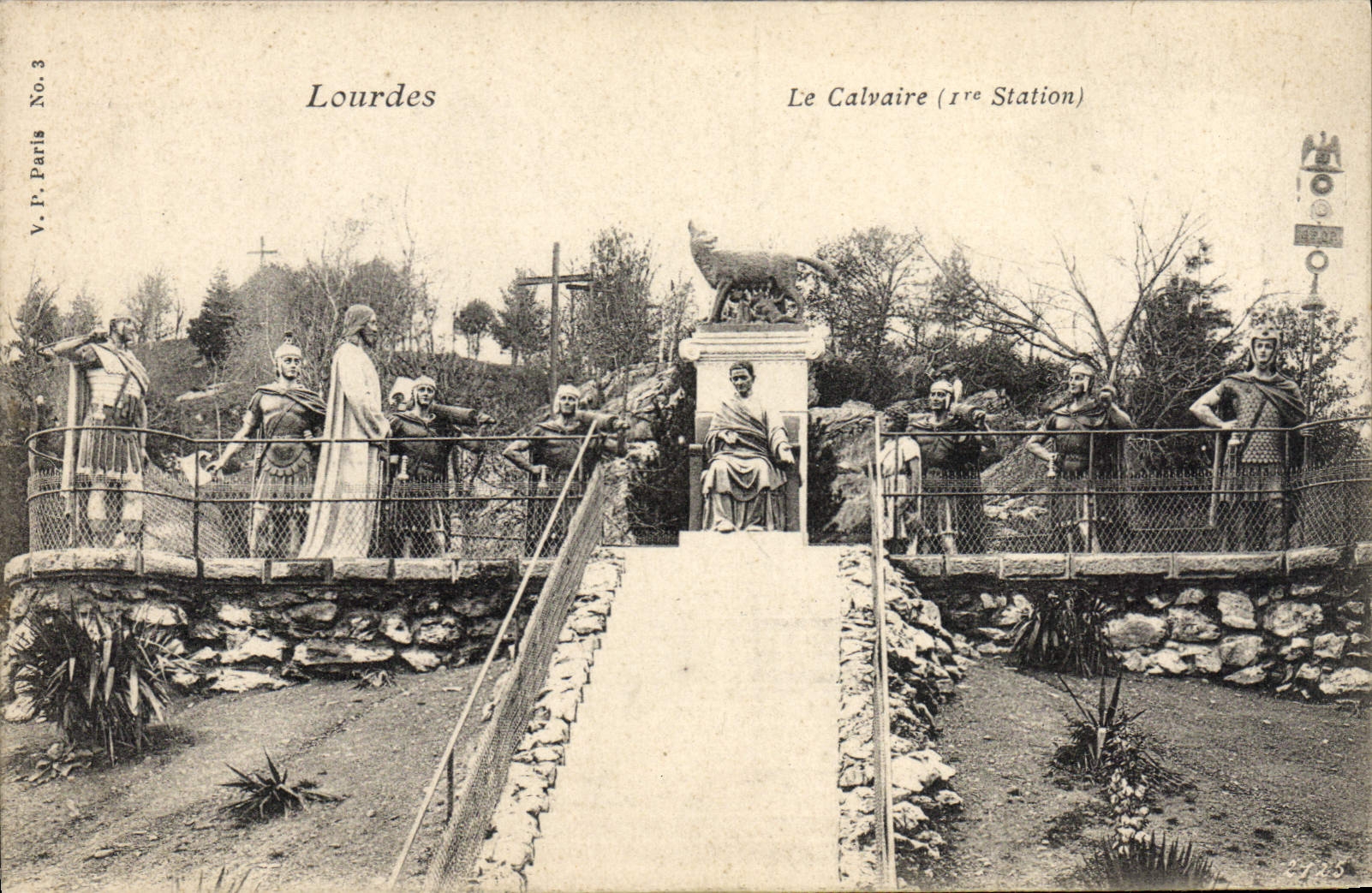 CPA Lourdes Le Calvaire