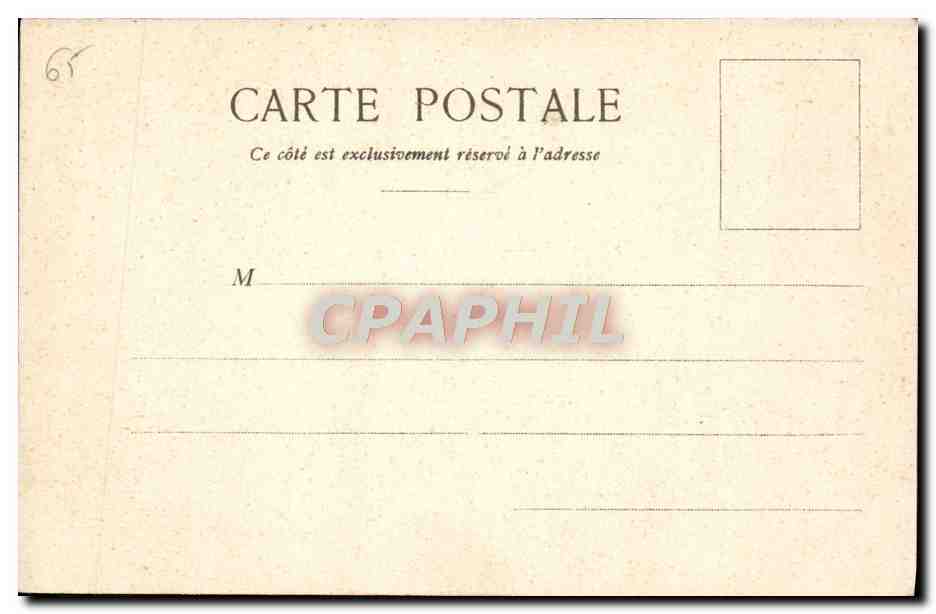 CPA Lourdes Le Rosaire Le Portail — Verso
