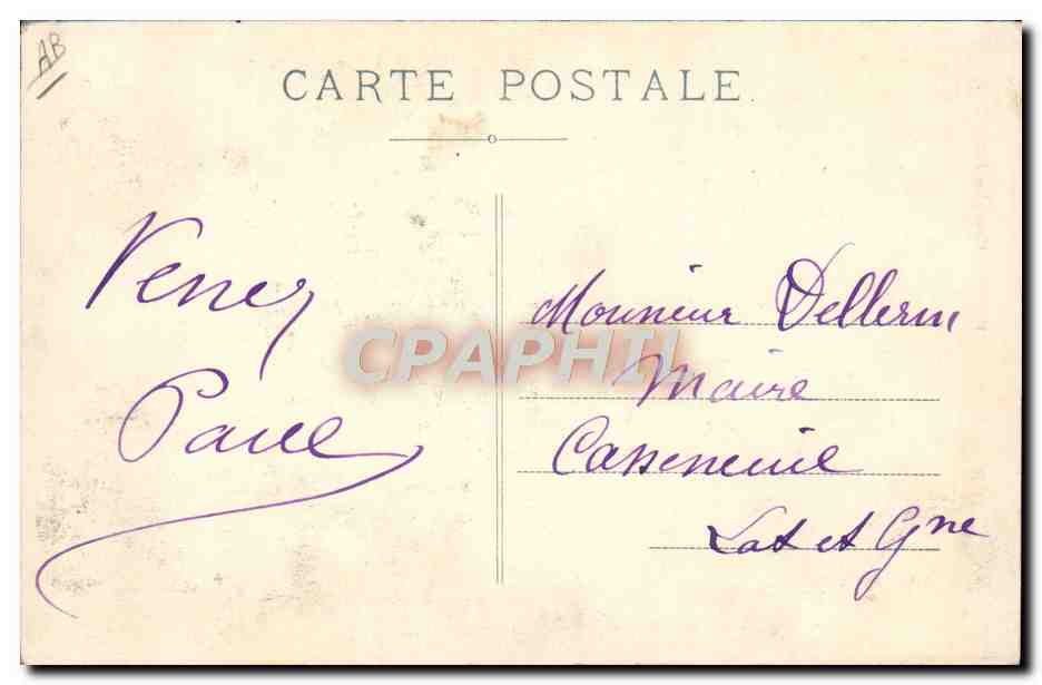 CPA Avion Aviation Niel sur Monoplan Nieuport  — Verso